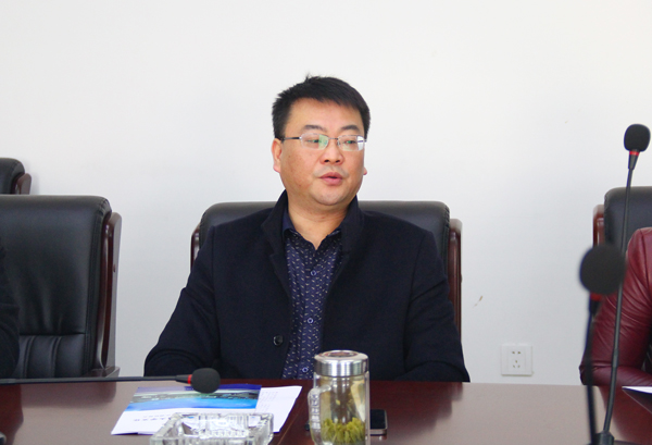 市委政研室副主任杨通平一行前来伟德官网调研思想政治工作开展情况